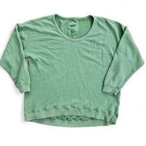 Aerie green oversized baggy soft cozy cotton sweatshirt Size L